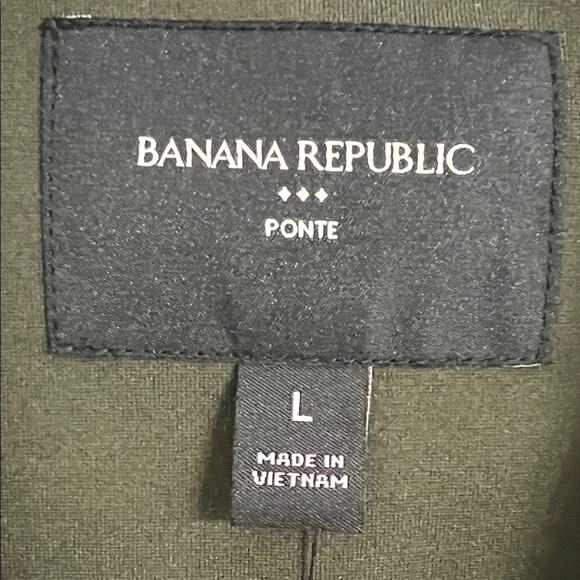 NWT Banana Republic Dark Green Blazer Ponte Collection - Picture 3 of 6